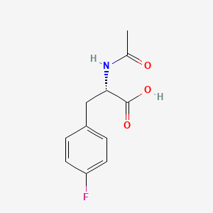 molecular formula C11H12FNO3 B8082627 (2S)-2-acetamido-3-(4-fluorophenyl)propanoic acid 