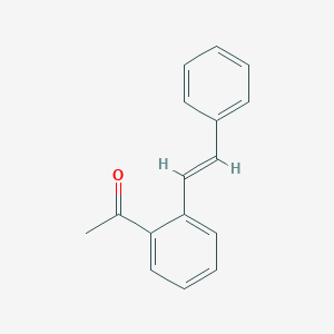 molecular formula C16H14O B8082644 (E)-2-Acetylstilbene 