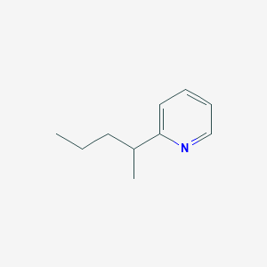molecular formula C10H15N B8082690 2-(1-Methylbutyl)-pyridine CAS No. 77544-70-8
