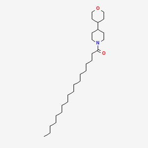 molecular formula C28H53NO2 B8082702 1-[4-(Tetrahydro-pyran-4-yl)-piperidin-1-yl]-octnadecan-1-one 