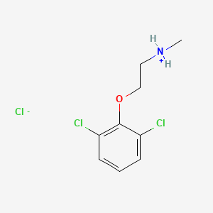 molecular formula C9H12Cl3NO B8082731 2-(2,6-Dichlorophenoxy)ethyl-methylazanium;chloride 