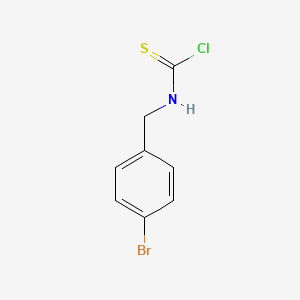 Carbamothioic chloride, (4-bromophenyl)methyl- (9CI)