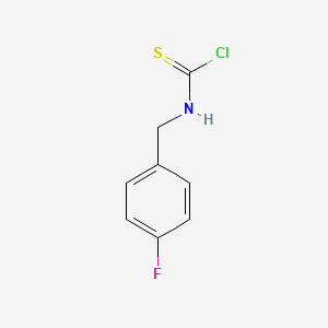 Carbamothioic chloride, (4-fluorophenyl)methyl-(9CI)