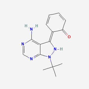 molecular formula C15H17N5O B8082780 CID 11254590 