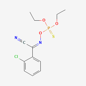 molecular formula C12H14ClN2O3PS B8082833 Chlorphoxim 