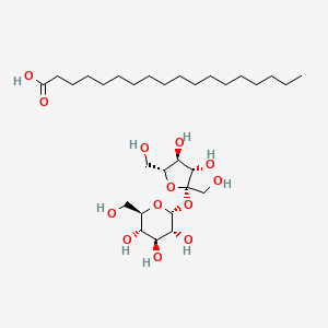 molecular formula C30H58O13 B8082886 alpha-D-Glucopyranoside, beta-D-fructofuranosyl, monooctadecanoate 
