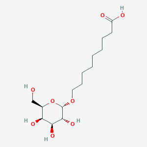 molecular formula C15H28O8 B8082906 9-(beta-D-Galactopyranosyloxy)nonanoic acid 
