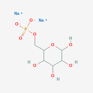 molecular formula C6H11Na2O9P B8083003 Disodium (3,4,5,6-tetrahydroxyoxan-2-yl)methyl phosphate 