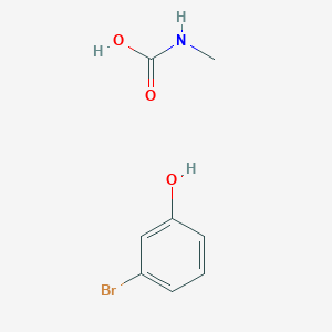 molecular formula C8H10BrNO3 B8083014 Phenol, 3-bromo-, methylcarbamate 