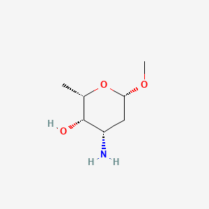 molecular formula C7H15NO3 B8083030 Methyl beta-L-daunosaminide 