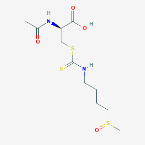 molecular formula C11H20N2O4S3 B8083047 Sulforaphane NAC 