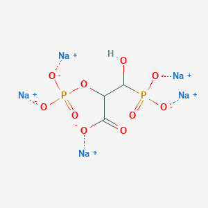 molecular formula C3H3Na5O10P2 B8083121 D-Glycerate 2,3-diphosphate sodium salt 