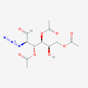 molecular formula C12H17N3O8 B8083137 D-Galactose,2-azido-2-deoxy-, 3,4,6-triacetate 