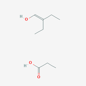 1-Buten-1-ol, 2-ethyl-, propanoate