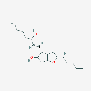 molecular formula C20H34O3 B8083263 (2Z,4R)-4-[(E)-3-hydroxyoct-1-enyl]-2-pentylidene-3,3a,4,5,6,6a-hexahydrocyclopenta[b]furan-5-ol 