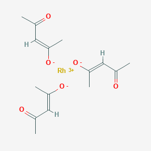 molecular formula C15H21O6Rh B8083276 Rhodium(III) 2,4-pentanedionate, Premion|r, 99.99% (metals basis), Rh 25.2% min 