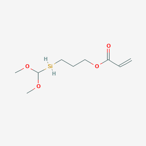 molecular formula C9H18O4Si B8083278 3-(Dimethoxymethylsilyl)propyl prop-2-enoate 