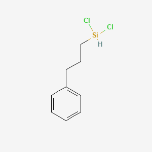 molecular formula C9H12Cl2Si B8083284 Dichloro(3-phenylpropyl)silane 