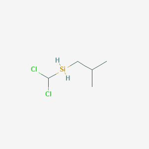 molecular formula C5H12Cl2Si B8083329 Dichloromethyl(2-methylpropyl)silane 