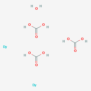 molecular formula C3H8Dy2O10 B8083337 Dysprosium(III) carbonate hydrate(2:3:x) 