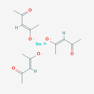 molecular formula C15H21O6Sm B8083344 (E)-4-oxopent-2-en-2-olate;samarium(3+) 