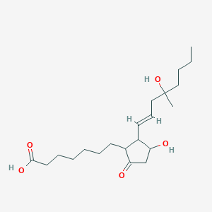 Prost-13-en-1-oic acid, 11,16-dihydroxy-16-methyl-9-oxo-, (11alpha,13E)-(+-)-