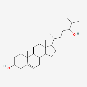 molecular formula C27H46O2 B8083408 24(R/S)-hydroxycholesterol-[d7] 