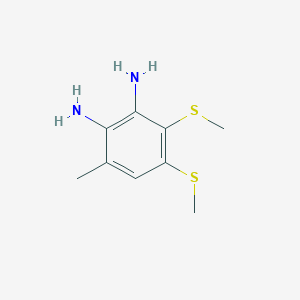 6-Methyl-3,4-bis(methylsulfanyl)benzene-1,2-diamine