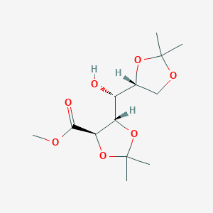 molecular formula C13H22O7 B8083446 2-O,3-O:5-O,6-O-Diisopropylidene-D-gluconic acid methyl ester 