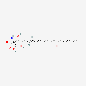 (E)-2-amino-3,4-dihydroxy-2-(hydroxymethyl)-14-oxo-icos-6-enoic acid