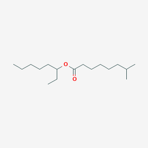 molecular formula C17H34O2 B8083519 Hexanoic acid,3,5,5-trimethyl-, 2-ethylhexyl ester 