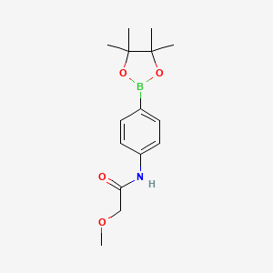 2-methoxy-N-[4-(tetramethyl-1,3,2-dioxaborolan-2-yl)phenyl]acetamide