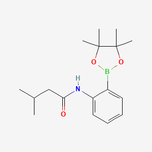 3-methyl-N-[2-(tetramethyl-1,3,2-dioxaborolan-2-yl)phenyl]butanamide