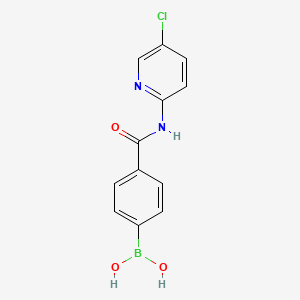B-[4-[[(5-chloro-2-pyridinyl)amino]carbonyl]phenyl]Boronic acid