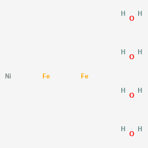 molecular formula Fe2H8NiO4 B8084001 氧化铁镍（Fe2NiO4） 