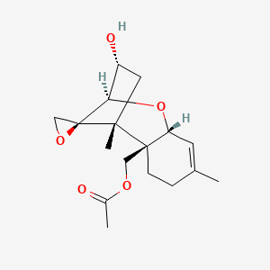 Trichothec-9-ene-3,15-diol, 12,13-epoxy-, 15-acetate, (3alpha)-