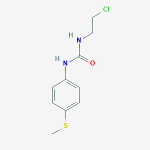molecular formula C10H13ClN2OS B080841 N-(2-氯乙基)-N'-[4-(甲硫基)苯基]脲 CAS No. 13908-50-4