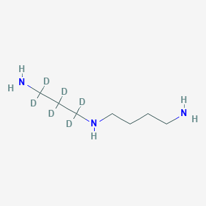 molecular formula C7H19N3 B8084160 四氢精胺-d6 
