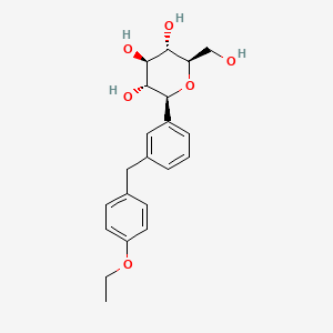 molecular formula C21H26O6 B8084192 Dapagliflozin Deschloro Impurity 