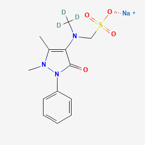 molecular formula C13H16N3NaO4S B8084232 Metamizole-d3 (sodium) 