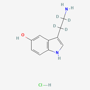 molecular formula C10H13ClN2O B8084270 Serotonin-d4 (hydrochloride) 