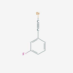 molecular formula C8H4BrF B8084368 1-(Bromoethynyl)-3-fluorobenzene 