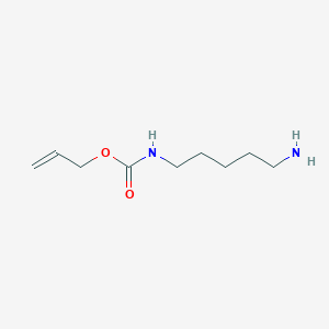 molecular formula C9H18N2O2 B8084605 (5-Aminopentyl)carbamic acid allyl ester 