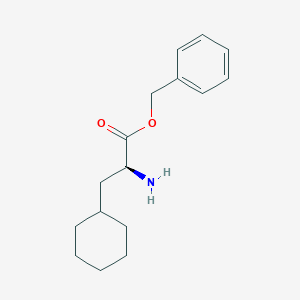 molecular formula C16H23NO2 B8084678 benzyl (2S)-2-amino-3-cyclohexylpropanoate 
