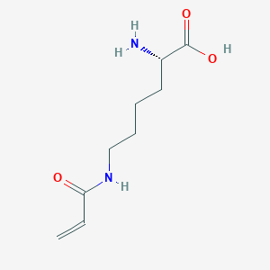 molecular formula C9H16N2O3 B8084697 (S)-6-Acrylamido-2-aminohexanoic acid 