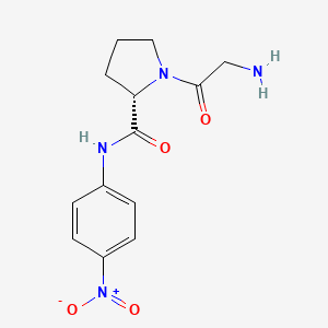 molecular formula C13H16N4O4 B8084705 Glycyl-N-(4-nitrophenyl)-L-prolinamide 