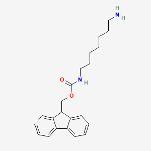 9H-fluoren-9-ylmethyl N-(7-aminoheptyl)carbamate