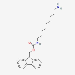 molecular formula C24H32N2O2 B8084717 9H-fluoren-9-ylmethyl N-(9-aminononyl)carbamate 