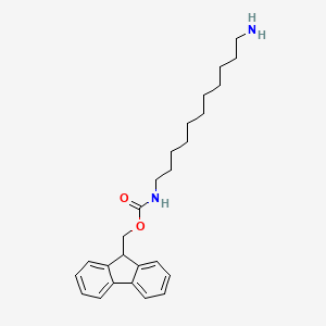 9H-fluoren-9-ylmethyl N-(11-aminoundecyl)carbamate
