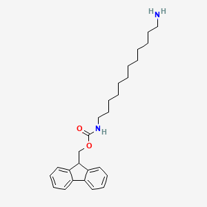 9H-Fluoren-9-ylmethyl N-(12-aminododecyl)carbamate